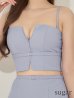 ブルー　モデル：るりぴ　身長：165cm　着用サイズ：Sサイズ