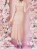 画像9: 【ROBE de FLEURS Glossy/ローブ・ド・フルール グロッシー】バック編み上げ/ スリット/ スパークリーラメ/ ミモレ丈/ ミディアム丈/ ミディアムドレス/ キャバドレスlong[OF2]