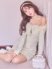 アイボリー  モデル：三上悠亜　身長：159cm　着用サイズ：Sサイズ