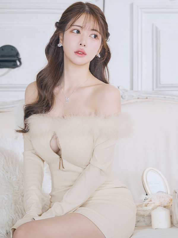 アイボリー モデル:ゆめ 身長:160cm 着用サイズ:Sサイズ