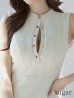 画像13: XSサイズあり【ROBE de FLEURS Glossy/ローブ・ド・フルール グロッシー】バストカット/ リブニット/ ノースリーブ/ タイト/ ミニドレス/ キャバドレス[OF2]