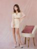 アイボリー モデル：如月れい　身長：156cm　着用サイズ：Sサイズ