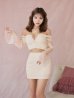 アイボリー モデル：如月れい　身長：156cm　着用サイズ：Sサイズ