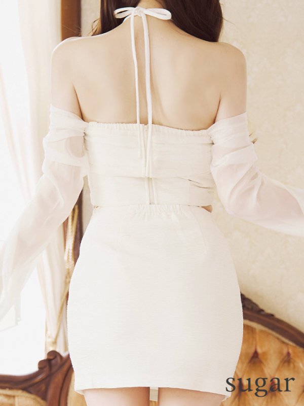 アイボリー モデル:ゆめ 身長:160cm 着用サイズ:Sサイズ