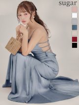 XSサイズあり【Glossy/グロッシー】サテン/ バストビジュー/ ロングドレス/ キャバドレス long[OF2]【一部予約商品/7月下旬発送予定】