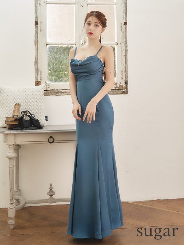 ブルー モデル:ももか 身長:156cm 着用サイズ:Sサイズ