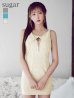 ベージュ モデル：橋本甜歌(てんちむ)　身長：163cm　着用サイズ：Sサイズ