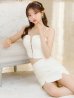 画像7: XSサイズあり【ROBE de FLEURS Glossy/ローブ・ド・フルール グロッシー】サイド編み上げ/ バストカット/ タイト/ セットアップ/ ミニドレス/ キャバドレス[OF2]