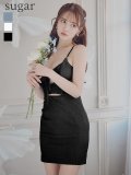 XSサイズあり【ROBE de FLEURS Glossy/ローブ・ド・フルール グロッシー】バストレース/ リブ/ タイト/ ミニドレス/ キャバドレス[OF2]