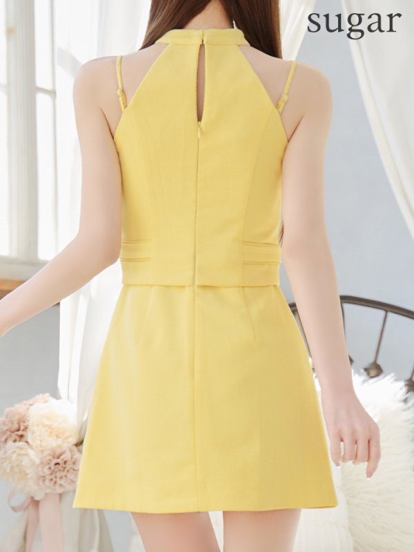 イエロー モデル:ゆめ 身長:160cm 着用サイズ:Sサイズイエロー モデル:ゆめ 身長:160cm 着用サイズ:Sサイズ