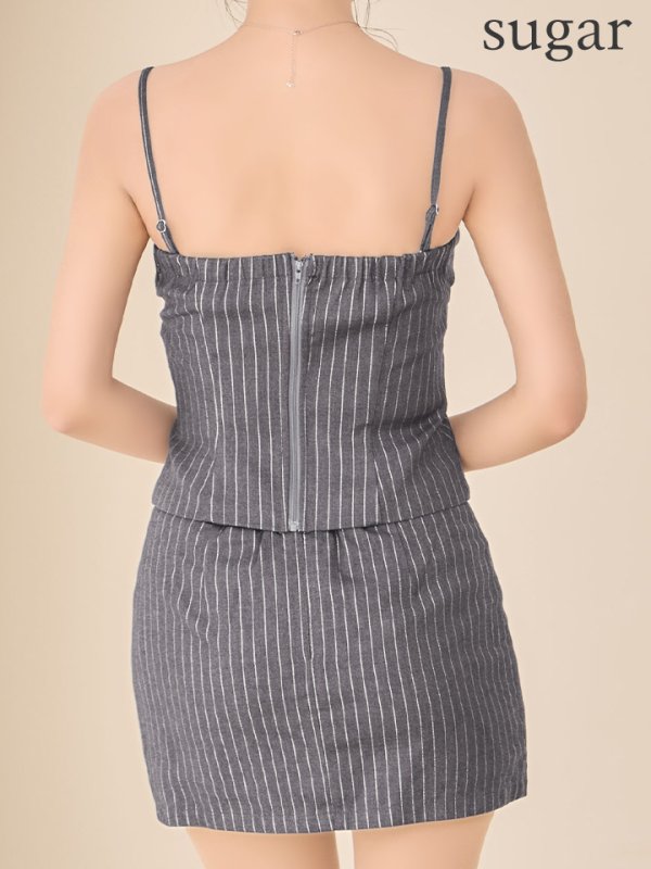 グレー　モデル：ゆめ　身長：160cm　着用サイズ：Sサイズ