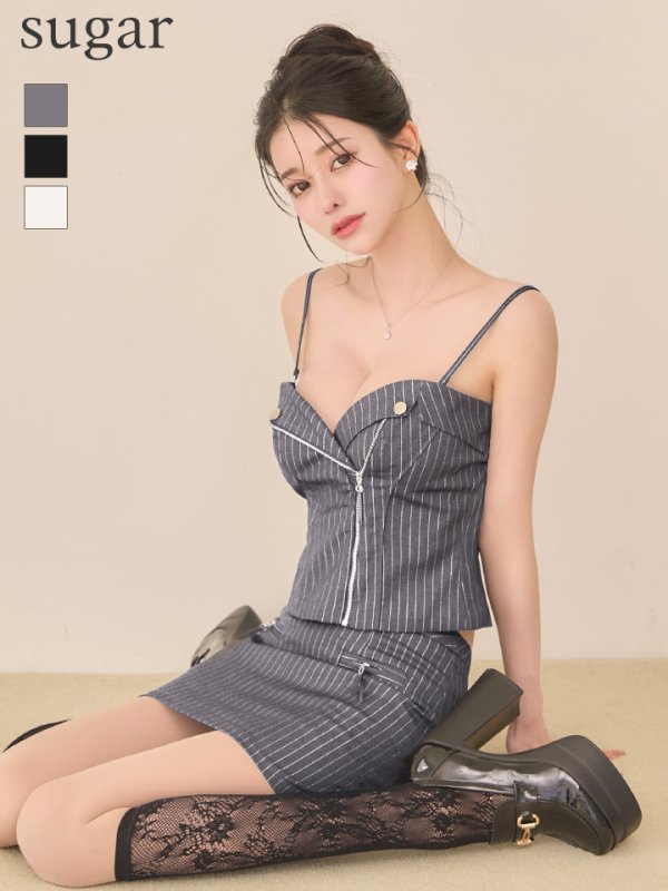 グレー　モデル：ゆめ　身長：160cm　着用サイズ：Sサイズ