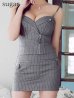 グレー　モデル：橋本甜歌(てんちむ)　身長：163cm　着用サイズ：Sサイズ