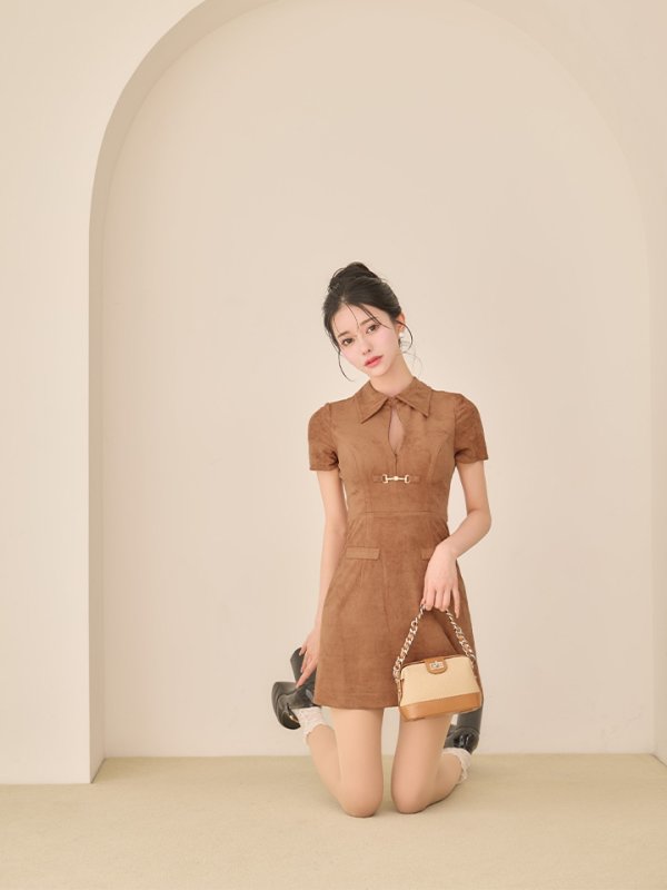 キャメル　モデル：ゆりお　身長：165cm　着用サイズ：Sサイズ