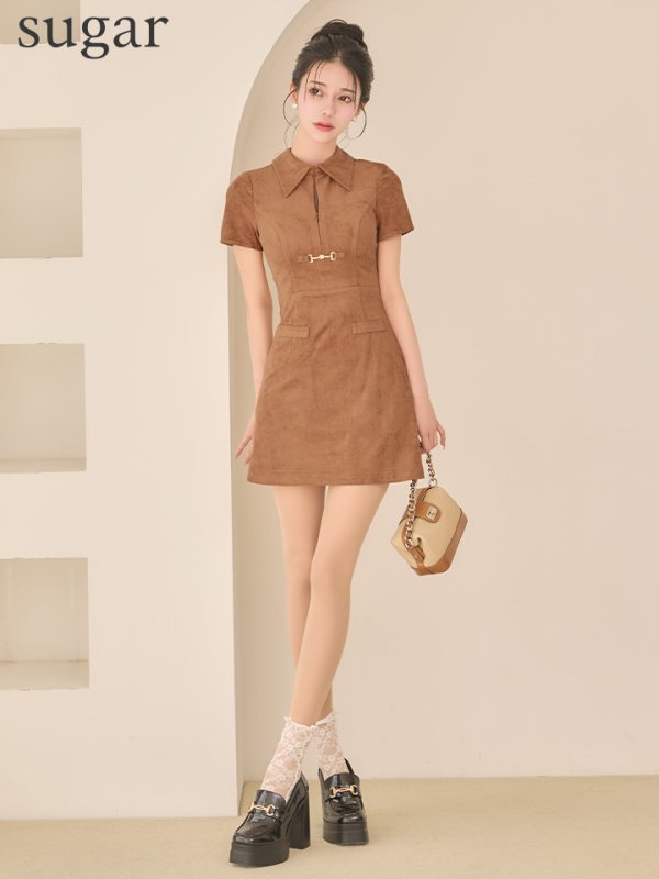 キャメル　モデル：ゆりお　身長：165cm　着用サイズ：Sサイズ