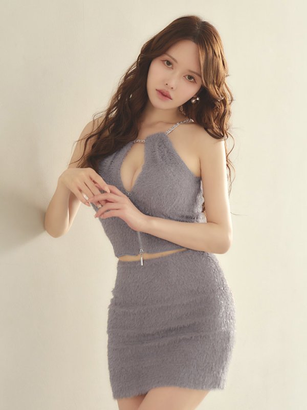 グレー　モデル：ゆめ　身長：160cm　着用サイズ：Sサイズ