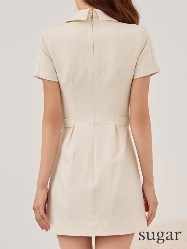 アイボリー モデル：まりん　身長：164cm 着用サイズ：7号(Sサイズ)