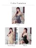 画像28: XSサイズあり【ROBE de FLEURS Glossy/ローブ・ド・フルール グロッシー】シンプル/ ベルト/ プリーツ/ フレア/ ミニドレス/ キャバドレス[OF2]