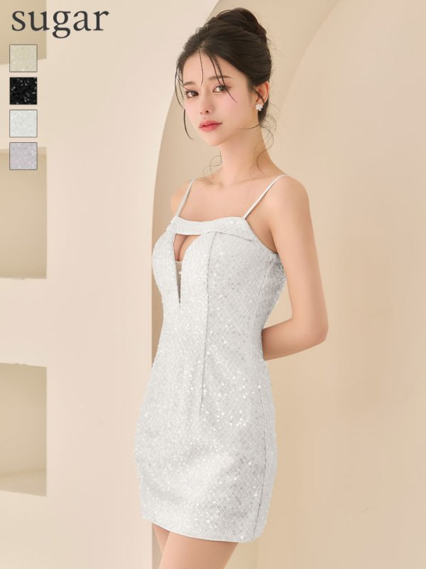 ホワイト　モデル：ゆりお　身長：165cm　着用サイズ：Sサイズ