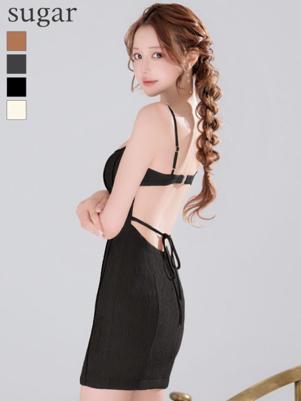 ブラック　モデル：れみ　身長：163cm　着用サイズ：Sサイズ