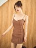ブラウン モデル：ゆめ　身長：160cm　着用サイズ：Sサイズ