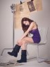 ロイヤルパープル　モデル：明日花キララ　身長：162cm 着用サイズ：Sサイズ