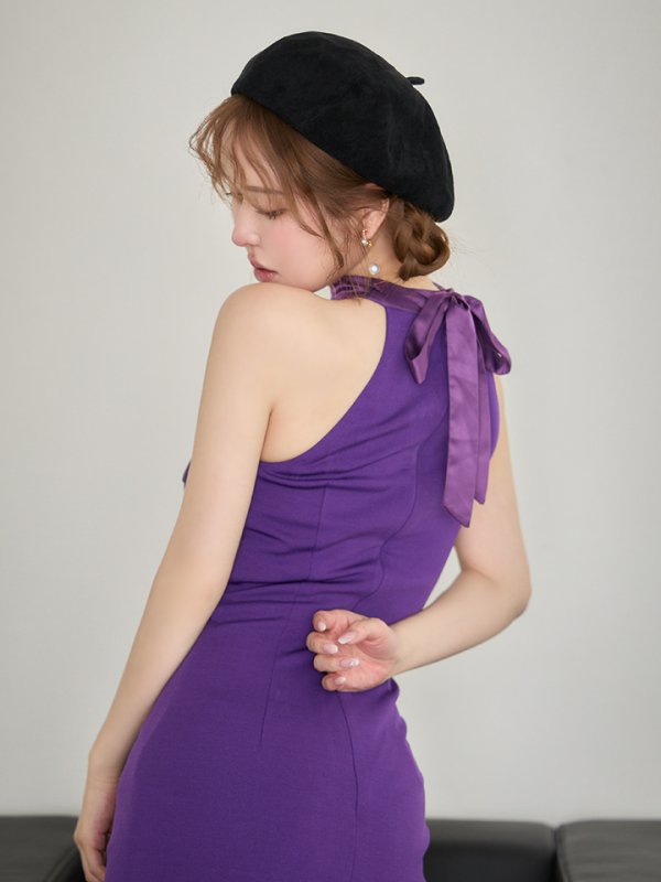 ロイヤルパープル　モデル：ゆめ　身長：160cm　着用サイズ：Sサイズ