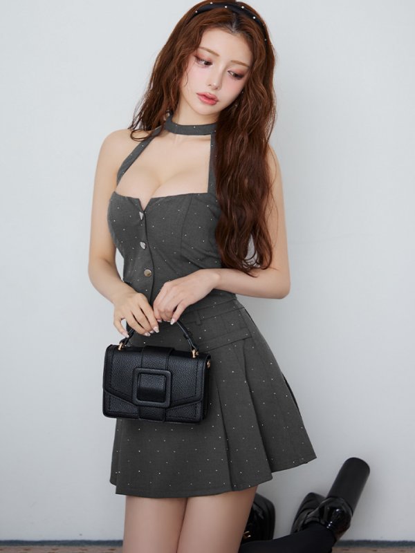 グレー　モデル：ももか　身長：156cm　着用サイズ：Sサイズ