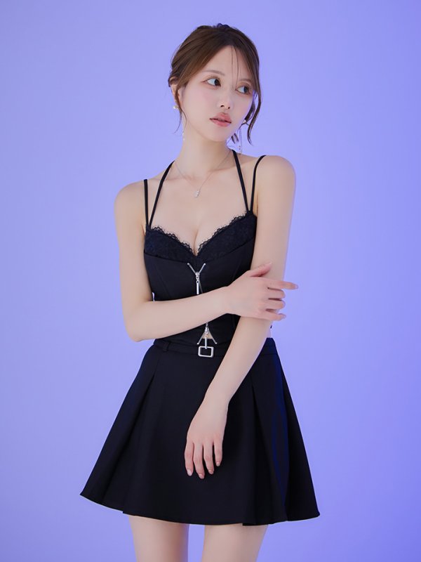 ブラック モデル:ゆめ 身長:160cm 着用サイズ:Sサイズ