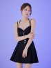 ブラック モデル：ゆめ　身長：160cm　着用サイズ：Sサイズ