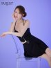ブラック モデル：ゆめ　身長：160cm　着用サイズ：Sサイズ