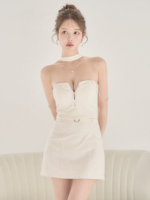 アイボリー モデル：ゆめ　身長：160cm　着用サイズ：Sサイズ