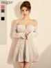 ベージュ モデル：ももか　身長：156cm　着用サイズ：Sサイズ