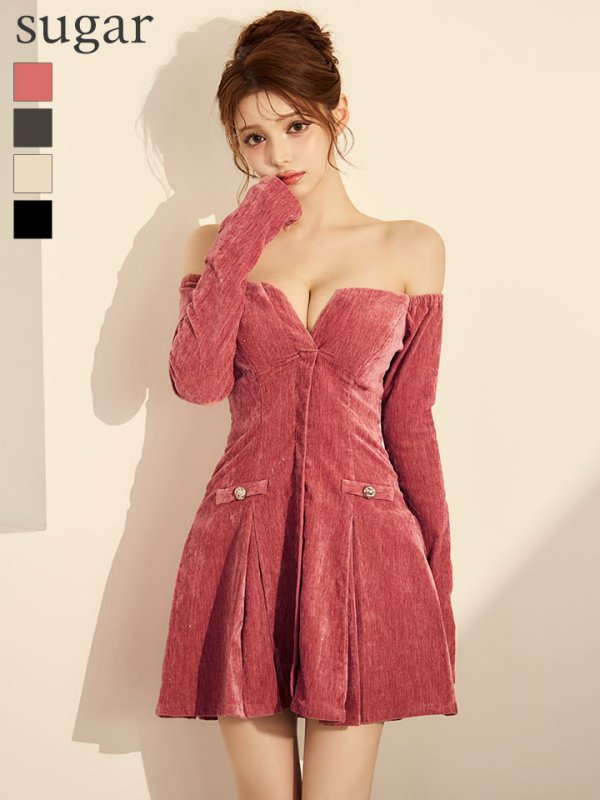 ピンク モデル：ももか　身長：156cm　着用サイズ：Sサイズ