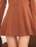 ブラウン　モデル：るりぴ　身長：165cm　着用サイズ：Sサイズ