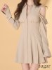 ベージュ　モデル：ゆめ　身長：160cm　着用サイズ：Sサイズ