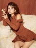 ブラウン モデル：まりん　身長：164cm　着用サイズ：Sサイズ