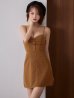 ブラウン　モデル：れみれみ　身長：163cm　着用サイズ：Sサイズ