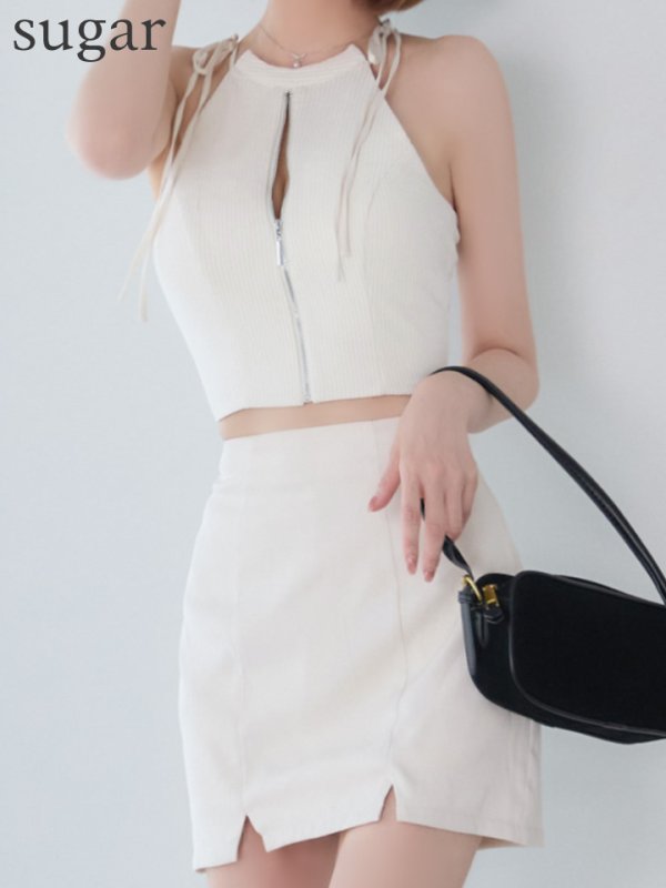 アイボリー　モデル：れみれみ　身長163cm 着用サイズ：Sサイズ