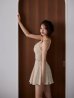 ベージュ　モデル：れみ　身長：163cm　着用サイズ：Sサイズ
