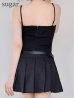 ブラック モデル：れみれみ　身長：163cm　着用サイズ：Sサイズ