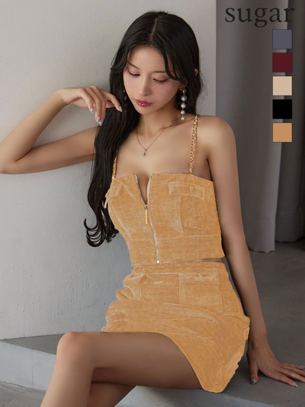 キャメル　モデル：まおちゃる　身長：158cm　着用サイズ：Sサイズ