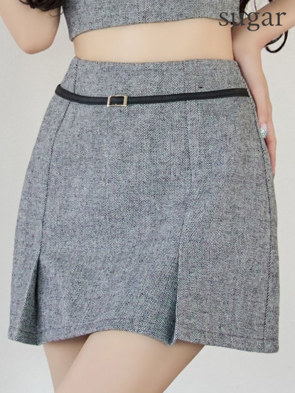 グレー　モデル：まおちゃる　身長：158cm　着用サイズ：Sサイズ