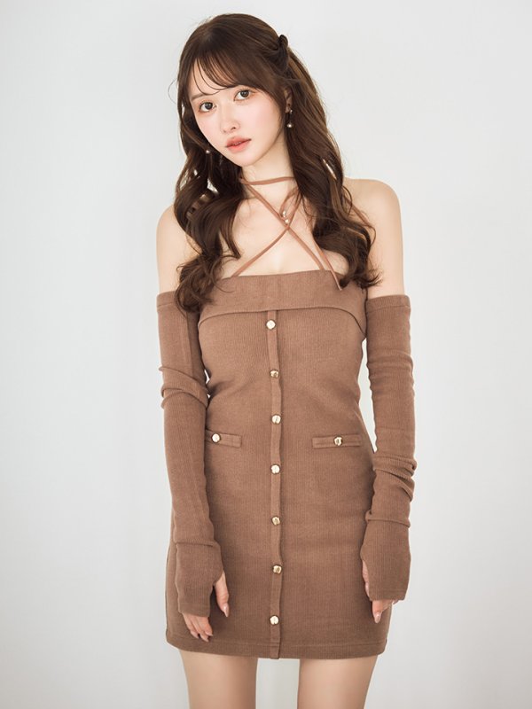 ブラウン モデル:ゆめ 身長:160cm 着用サイズ:Sサイズ