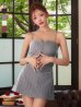 グレー　モデル：明日花キララ　身長162cm　着用サイズ：Sサイズ