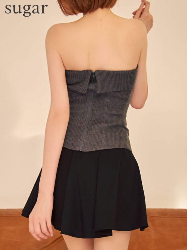 グレーxブラック モデル：れみ　身長：163cm　着用サイズ：Sサイズ