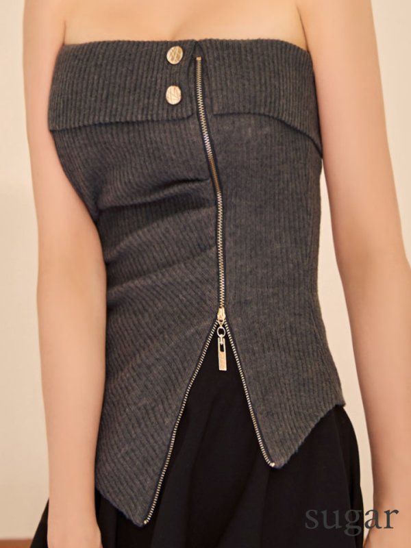 グレーxブラック モデル：れみ　身長：163cm　着用サイズ：Sサイズ