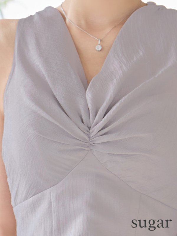 グレージュ　モデル：るりぴ　身長：165cm　着用サイズ：Sサイズ