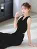 ブラック　モデル：るりぴ　身長：165cm　着用サイズ：Sサイズ