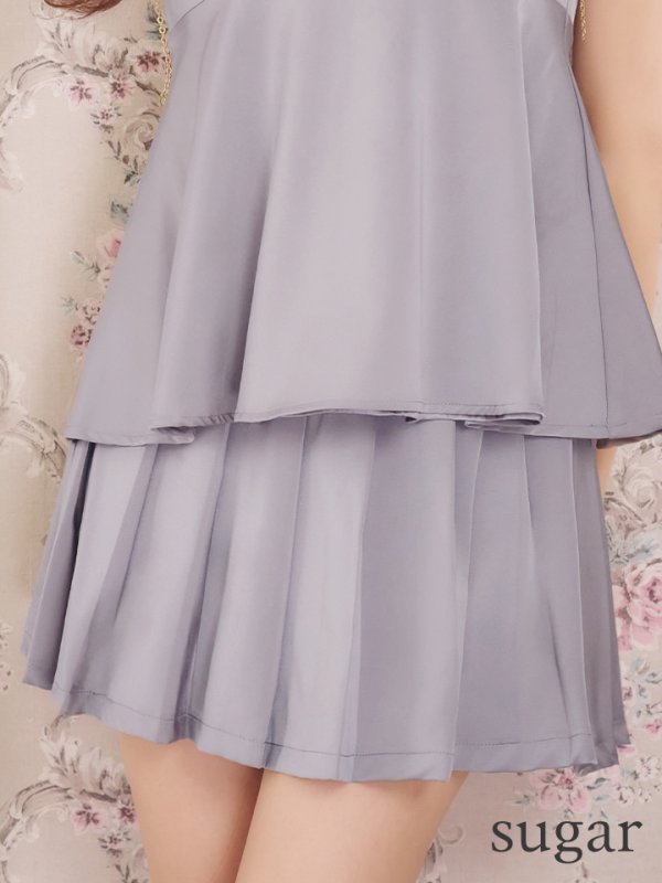 グレージュ　モデル：りな　身長：160cm　着用サイズ：Sサイズ